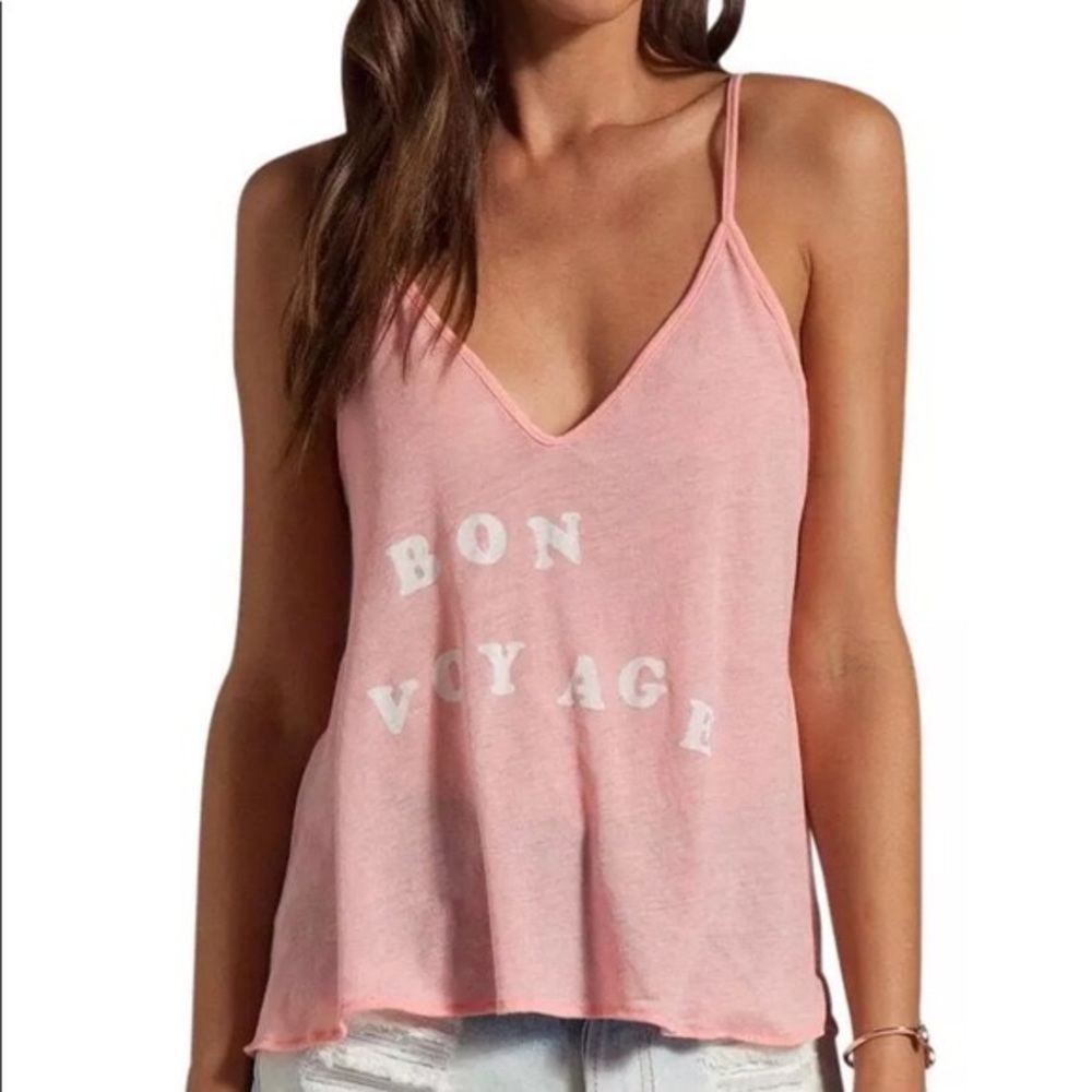 WILDFOX ‘Bon Voyage’ Pink Cami